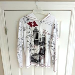 Hooded knit jacket -University of Alabama - XL